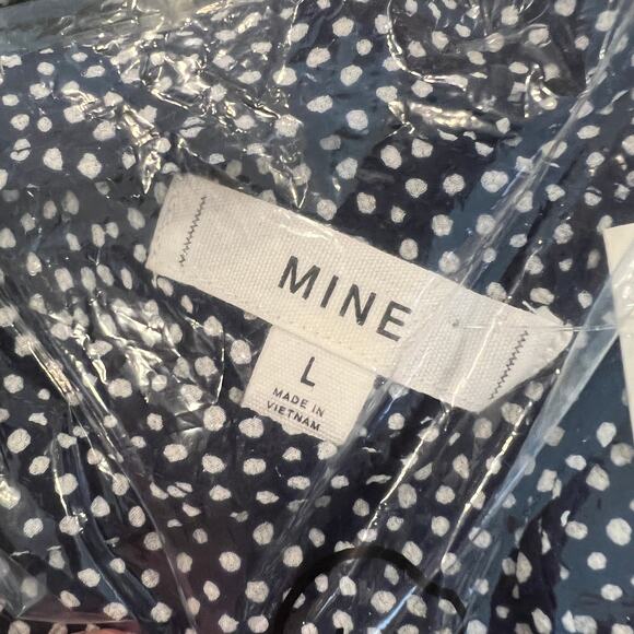 NWT Francesca's Mine Navy & White Roxy Polka Dot Tank Top - SIZE S - Picture 7 of 10